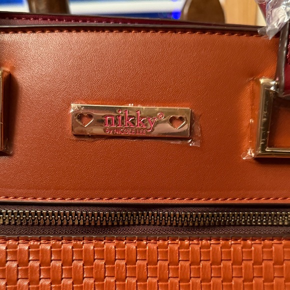 NWT Nikky by Nicole Lee Brown Tote Bag - Picture 2 of 6